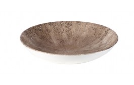 Stone Zircon Brown Coupe Bowl